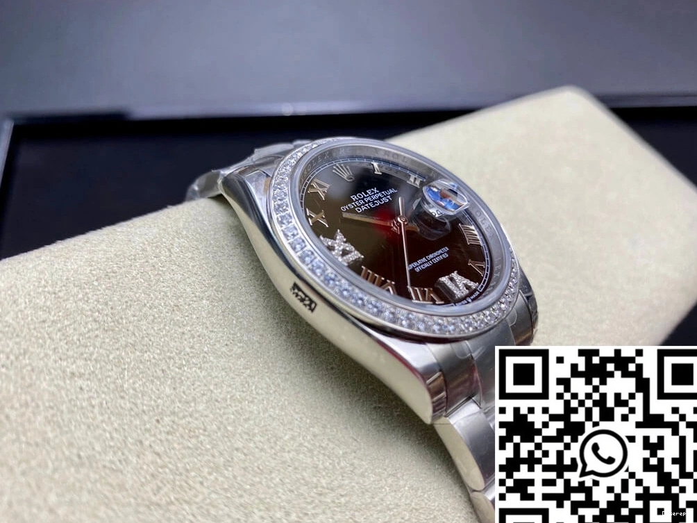 Factory Diamond-set Datejust 36MM Bezel EW Rolex 0204